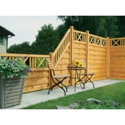 Sichtschutzzaun Pisa 180 Cm X 180 Cm Kieferfarben