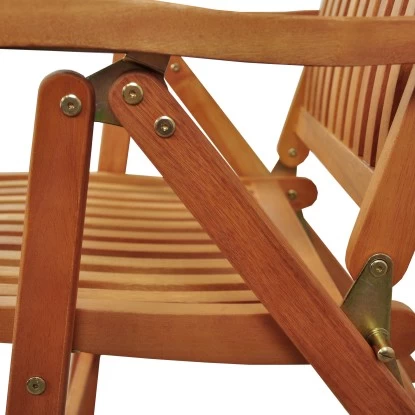 Indoba® Hochlehner Sun Flair Holz Natur Mit Armlehnen 2er Set FSC® 11 Indoba® Hochlehner Sun Flair Holz Natur Mit Armlehnen 2er Set FSC® – Bild 11