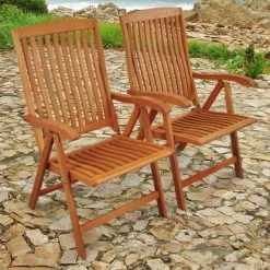 Indoba® Hochlehner Sun Flair Holz Natur Mit Armlehnen 2er Set FSC® 16 Indoba® Hochlehner Sun Flair Holz Natur Mit Armlehnen 2er Set FSC® -GartenOase Wohnaccessoires 105201 11001300 14