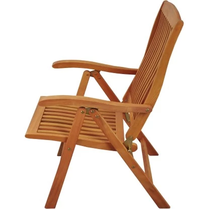 Indoba® Hochlehner Sun Flair Holz Natur Mit Armlehnen 2er Set FSC® 8 Indoba® Hochlehner Sun Flair Holz Natur Mit Armlehnen 2er Set FSC® – Bild 8