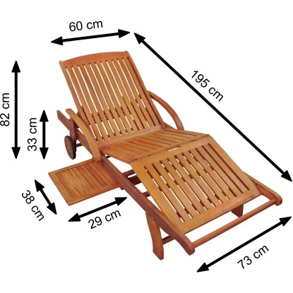 Indoba® Gartenliege Sun Flair Sonnenliege FSC® 12 Indoba® Gartenliege Sun Flair Sonnenliege FSC® – Bild 12