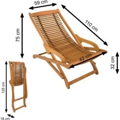 Indoba® Relax Chair Sun Flair FSC® -GartenOase Wohnaccessoires 105210 11001300 12