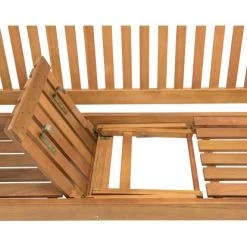 Indoba® Gartenbank 3-Sitzer Mit Klapptisch Sun Flair FSC® -GartenOase Wohnaccessoires 105212 11001300 12