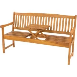 Indoba® Gartenbank 3-Sitzer Mit Klapptisch Sun Flair FSC® -GartenOase Wohnaccessoires 105212 11001300 4