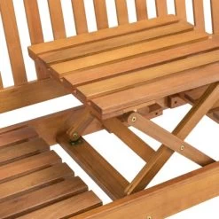 Indoba® Gartenbank 3-Sitzer Mit Klapptisch Sun Flair FSC® -GartenOase Wohnaccessoires 105212 11001300 9