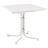 Tisch Boulevard Quadratisch 80 X 80 Cm Weiß
