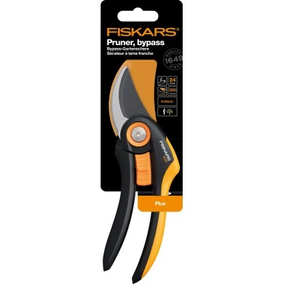 Fiskars Bypass-Gartenschere Plus P521 1 Fiskars Bypass-Gartenschere Plus P521