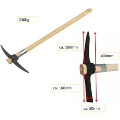 LUX Kreuzhacke Comfort Eingestielt 900 Mm 3 LUX Kreuzhacke Comfort Eingestielt 900 Mm -GartenOase Wohnaccessoires 2137 2Abbildung mit Maen