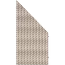 Sichtschutzzaun Element Weave Anschluss Gray 88 Cm X 178 Auf 88 Cm