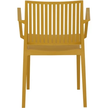 Siena Garden Lane Stapelsessel 56 Cm X 57 Cm X 80 Cm Mustard 6 Siena Garden Lane Stapelsessel 56 Cm X 57 Cm X 80 Cm Mustard – Bild 6