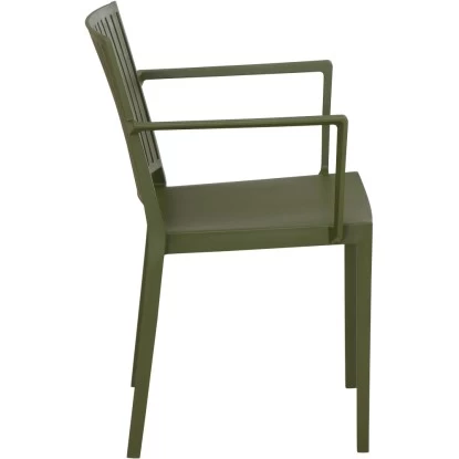 Siena Garden Lane Stapelsessel 56 Cm X 57 Cm X 80 Cm Olive 9 Siena Garden Lane Stapelsessel 56 Cm X 57 Cm X 80 Cm Olive – Bild 9