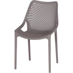 Siena Garden District Stapelsessel 50 Cm X 60 Cm X 81 Cm Taupe