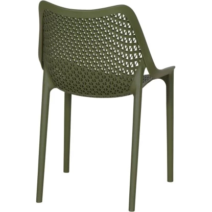 Siena Garden District Stapelsessel 50 Cm X 60 Cm X 81 Cm Olive 2 Siena Garden District Stapelsessel 50 Cm X 60 Cm X 81 Cm Olive – Bild 2