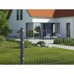 Doppelstabmattenzaun Metall 83 Cm X 201 Cm Anthrazit 6 Doppelstabmattenzaun Metall 83 Cm X 201 Cm Anthrazit -GartenOase Wohnaccessoires 2663565 AB01