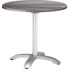 Klapptisch Maestro Ø 90 Cm Rund Silber-Tempera