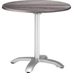 Klapptisch Maestro Ø 90 Cm Rund Silber-Tempera