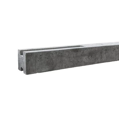 Betonzaun-Zwischenpfosten Einseitig 80 Cm 1 Betonzaun-Zwischenpfosten Einseitig 80 Cm