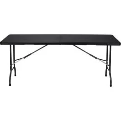 Perel Klapptisch Polyrattan-Optik 180 Cm X 75 Cm Schwarz -GartenOase Wohnaccessoires 288301 1717 7