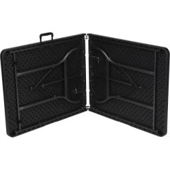 Perel Klapptisch Polyrattan-Optik 180 Cm X 75 Cm Schwarz -GartenOase Wohnaccessoires 288301 1717 8