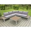 Garden Pleasure Lounge-Set Valentina 4-teilig Nonwood Weiß