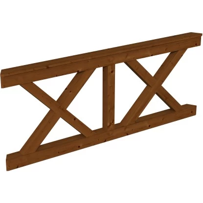 Skan Holz Brüstung Andreaskreuz 210 X 84 Cm Fichte Nussbaum 1 Skan Holz Brüstung Andreaskreuz 210 X 84 Cm Fichte Nussbaum