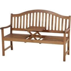 Siena Garden Pisa 3-Sitzer Bank Geölt Gestell Akazienholz FSC®