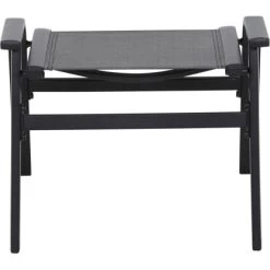 Siena Garden Solana Hocker Matt Anthrazit-Silber-Schwarz Gestell Aluminium -GartenOase Wohnaccessoires 317933 L30324 4