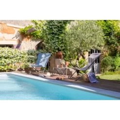 Lafuma Mobilier Liegestuhl Maxi Transat Batyline® Ciel -GartenOase Wohnaccessoires 3614210022232 3975 3
