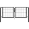Doppeltor Flexo Plus 200 Cm X 80 Cm Pfosten 80 Cm X 80 Cm Anthrazit
