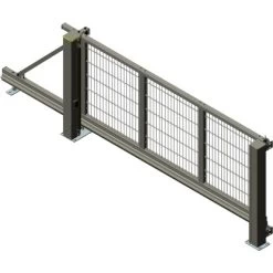 Alberts Schiebetor Mosaik DSM 300 Cm X 120 Cm Links Anthrazit