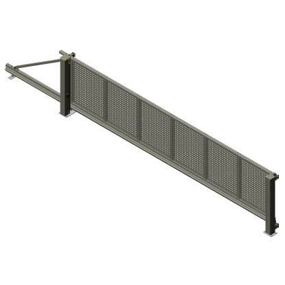 Alberts Schiebetor Mosaik Lochblech 600 Cm X 140 Cm Links Anthrazit 1 Alberts Schiebetor Mosaik Lochblech 600 Cm X 140 Cm Links Anthrazit