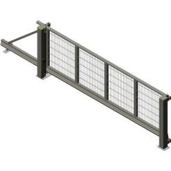 Alberts Schiebetor Mosaik DSM 400 Cm X 160 Cm Links Anthrazit