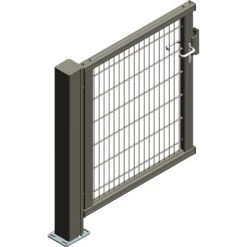 Alberts Anschlusstor Mosaik DSM 120 Cm X 100 Cm Rechts Anthrazit