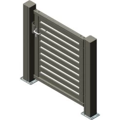 Alberts Einzeltor Mosaik Profile 120 Cm X 160 Cm Links Anthrazit