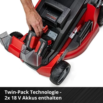 Einhell Power X-Change Akku-Rasenmäher GE-CM 43 Li 63 L Fangkorb Inkl. 2 Akkus 8 Einhell Power X-Change Akku-Rasenmäher GE-CM 43 Li 63 L Fangkorb Inkl. 2 Akkus – Bild 8