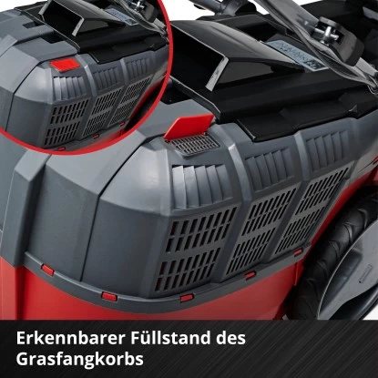 Einhell Power X-Change Akku-Rasenmäher GE-CM 43 Li 63 L Fangkorb Inkl. 2 Akkus 10 Einhell Power X-Change Akku-Rasenmäher GE-CM 43 Li 63 L Fangkorb Inkl. 2 Akkus – Bild 10