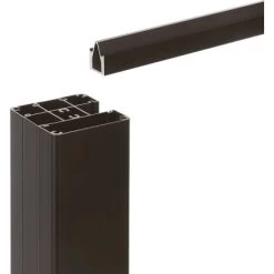 Start- Und Endprofil 177 Cm X 3,2 Cm X 2,4 Cm Anthrazit