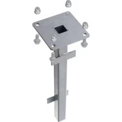 Pfostenanker 50,6 Cm X 15 Cm X 15 Cm Silber -GartenOase Wohnaccessoires 4007872040536 3