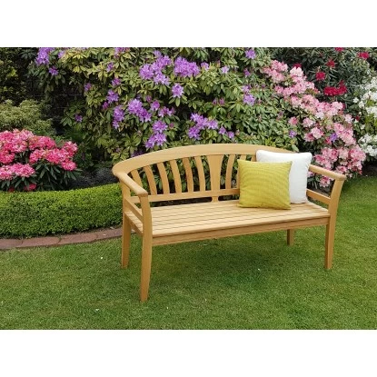 Landhausbank 3-Sitzer Eiche Geölt 4 Landhausbank 3-Sitzer Eiche Geölt – Bild 4