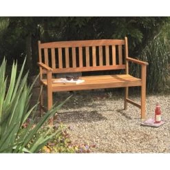 Acamp Gartenbank Woody 2-Sitzer Teak FSC® -GartenOase Wohnaccessoires 4013556562140 4342 03