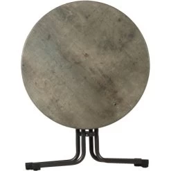 Acamp Tisch Piazza Ø 80 Cm Anthrazit-Cemento -GartenOase Wohnaccessoires 4013556566285 4536 02