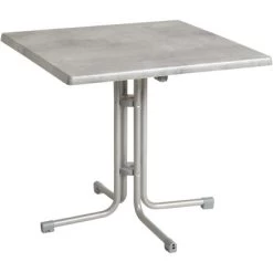 Acamp Tisch Piazza 70 Cm X 70 Cm Platin-Cemento