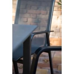 Acamp Set 4x Stapelsessel Urban 54 Cm X 60 Cm X 82 Cm Anthrazit-Carbon -GartenOase Wohnaccessoires 4013556589451 5062 07