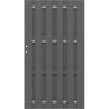 Sichtschutzzaun Tor Jumbo WPC Anthrazit 98 Cm X 179 Cm
