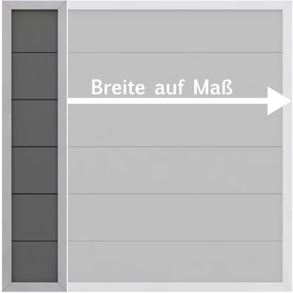 Sichtschutzzaun Element Design WPC Alu Anthrazit Höhe 180 Cm Maßbreite 1 Sichtschutzzaun Element Design WPC Alu Anthrazit Höhe 180 Cm Maßbreite
