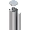 Zaun Zubehör Steckpfosten System Silber Erdverbau 150 Cm