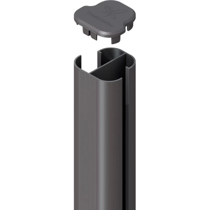 Zaun Zubehör Eckpfosten System Basic Anthrazit Erdverbau 150 Cm 1 Zaun Zubehör Eckpfosten System Basic Anthrazit Erdverbau 150 Cm