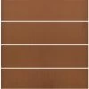 Sichtschutzzaun-Element Board XL Zaun-Set Corten-Stahl 180 Cm X 180 Cm
