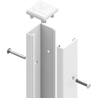 System U-Klemmprofil Weiß (f.Sys. Glas, Board) 5 Cm X 95 Cm X 7 Cm 1 System U-Klemmprofil Weiß (f.Sys. Glas, Board) 5 Cm X 95 Cm X 7 Cm