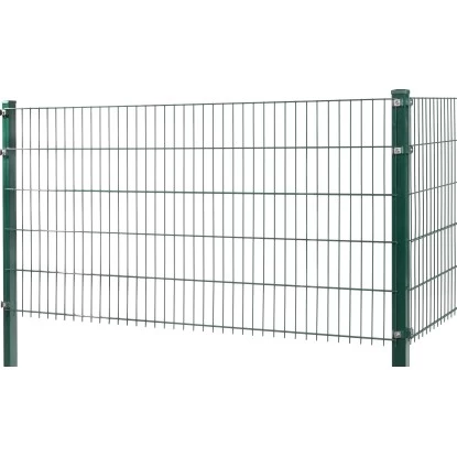 Doppelstabmattenzaun Metall 83 Cm X 201 Cm Grün 1 Doppelstabmattenzaun Metall 83 Cm X 201 Cm Grün